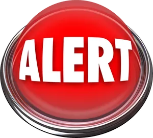 Red Alert Button Graphic PNG Image