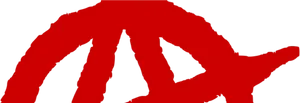 Red Anarchy Symbol PNG Image