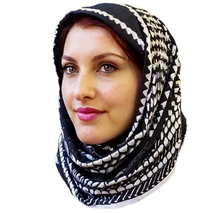 Red And White Keffiyeh Design Png 06272024 PNG Image