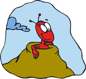 Ants Nest Png - Ant In An Anthill Clip Art, Transparent Png PNG image with transparent background