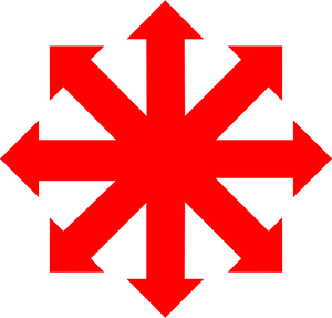 Red Arrow Directions Graphic PNG Image