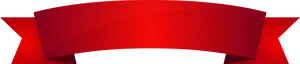 Red Banner Graphic Design PNG Image