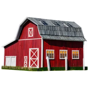 Red Barn House Png Iyc PNG Image