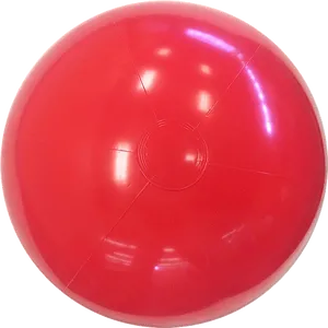 Red Beach Ball Summer Fun.jpg PNG Image