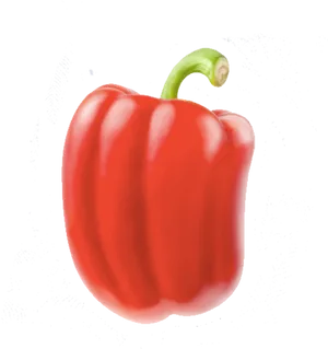 Red Bell Pepper Splash Background PNG Image