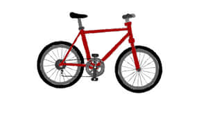 Red Bicycle Illustration PNG image with transparent background