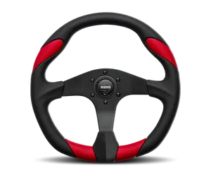 Red Black Racing Steering Wheel.jpg PNG Image