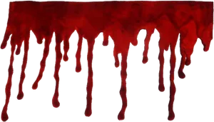 Red Blood Dripping Graphic PNG Image