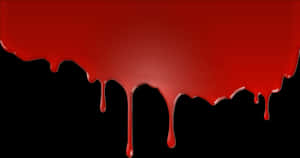 Red Blood Dripping Graphic PNG image with transparent background