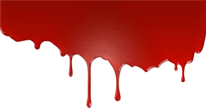 Red Blood Dripping Graphic PNG Image