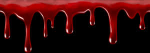 Red Blood Drips Black Background PNG image with transparent background