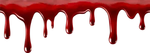 Red Blood Drips Black Background PNG Image