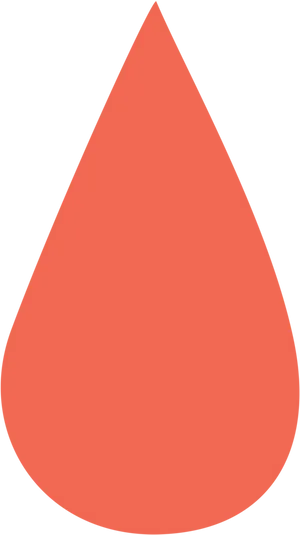 Red Blood Drop Graphic PNG Image