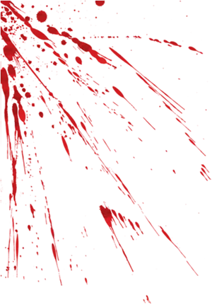 Red Blood Splatter Pattern PNG Image