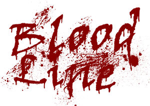 Red Blood Splatter Text PNG Image