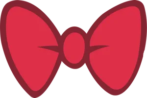 Red Bow Graphic PNG Image