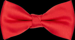 Red Bow Tie Black Background PNG