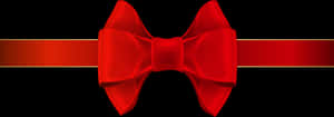 Red Bow Tie Black Background PNG image with transparent background