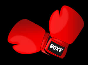 Red Boxing Gloves Vector PNG image with transparent background
