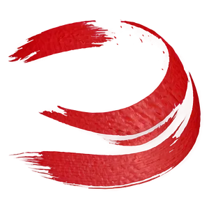 Red Brushstroke Overlay Png 06292024 PNG Image