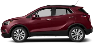 Red Buick S U V Side View PNG Image