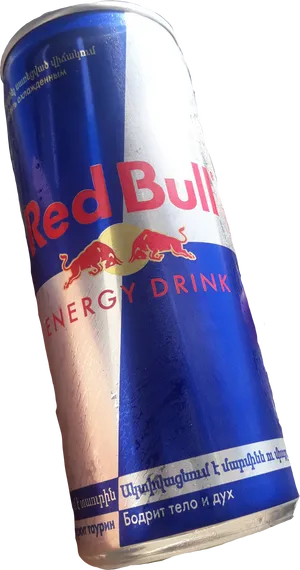 Red Bull Energy Drink Can PNG Image