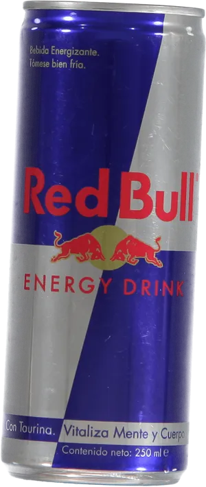 Red Bull Energy Drink Can250ml Spanish Label PNG Image