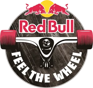 Red Bull Feel The Wheel Graphic PNG Image