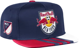 Red Bull New York M L S Team Cap PNG Image