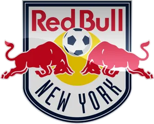 Red Bull New York Soccer Crest PNG Image