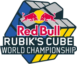 Red Bull Rubiks Cube World Championship Logo PNG Image