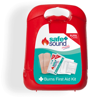 Safe And Sound Health's Burns First Aid Kit - Plastic, HD Png Download PNG with transparent background