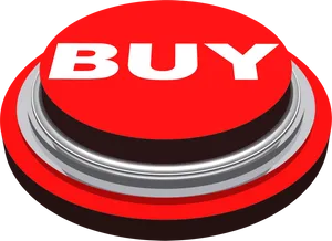 Red Buy Button Graphic PNG Image