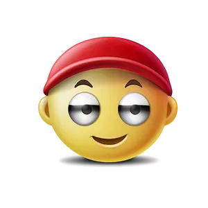 Red Cap Emoji Png 37 PNG Image