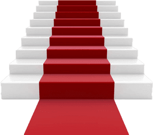 Transparent Stair Clipart - Green Carpet With Steps, HD Png Download PNG