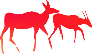 Art Cave Reindeer Rock Painting Sandvlei Clipart, HD Png Download PNG with transparent background