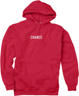 Red Chance Hoodie Merchandise PNG Image