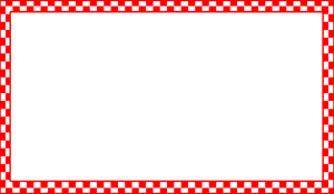 Red - Red Checkered Border PNG image with transparent background