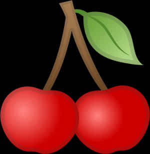 Cherries Icon - Cherry Emoji Png, Transparent Png PNG image with transparent background