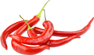 Red Chili Peppers Transparent Background PNG Image