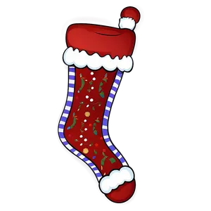 Red Christmas Stocking Png 88 PNG Image