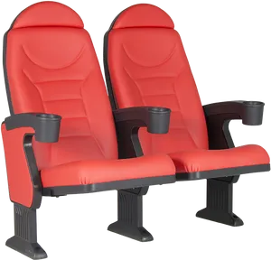 Red Cinema Seats.png PNG Image
