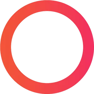 Red Circle Black Background PNG Image