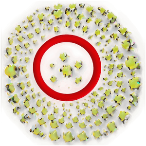 red circle d PNG image with transparent background