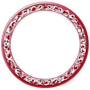 Red Circle Decoration PNG fvm86 PNG image with transparent background