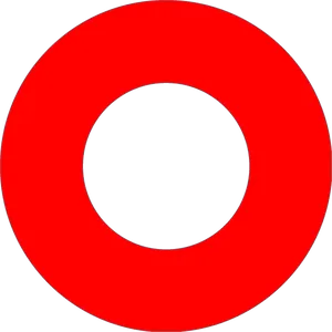 Red Circle Graphic PNG Image