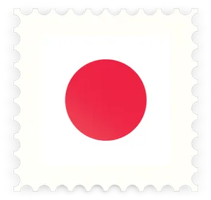 Red Circle Stamp Simple Design PNG Image