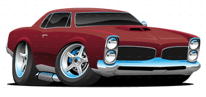 Cartoon Images Of Classic Cars, HD Png Download PNG