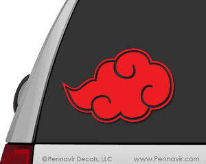 Red Cloud Akatsuki - Harley Quinn Diamonds PNG image with transparent background