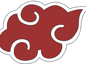 Red Cloud Clipart Akatsuki Cloud - Akatsuki Cloud Png, Transparent Png PNG